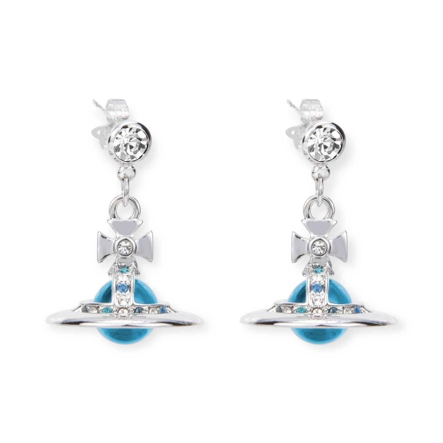 10MM Saturn Orb Earrings (19 Colors)