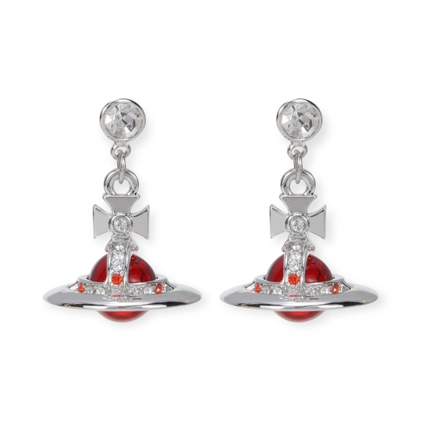 10MM Saturn Orb Earrings (19 Colors)