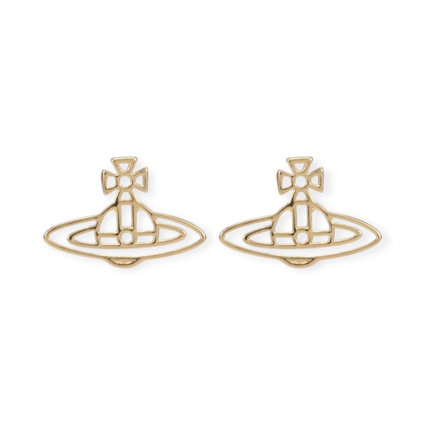 Outline Orb 2D Pendant Staple Colors Earrings (3 Colors)