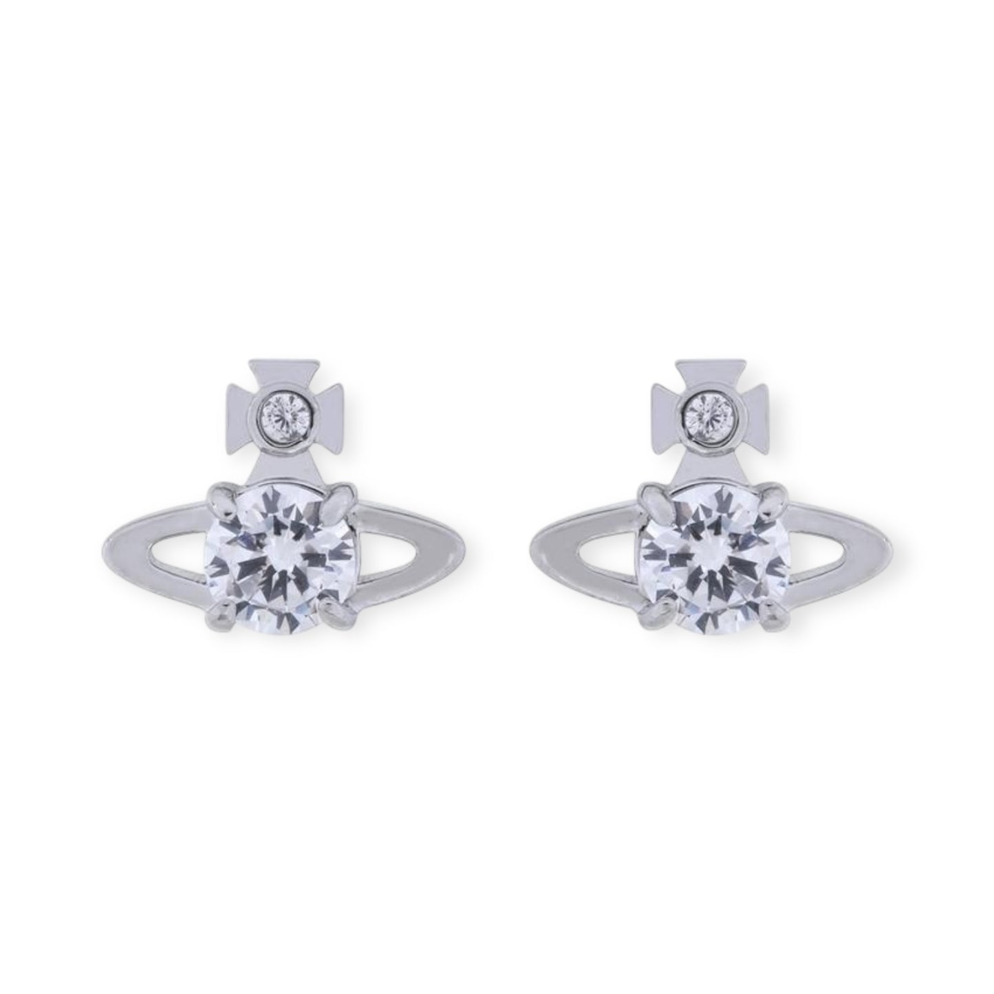 Mini Gem Stud Orb Pendant Earrings (5 Colors)