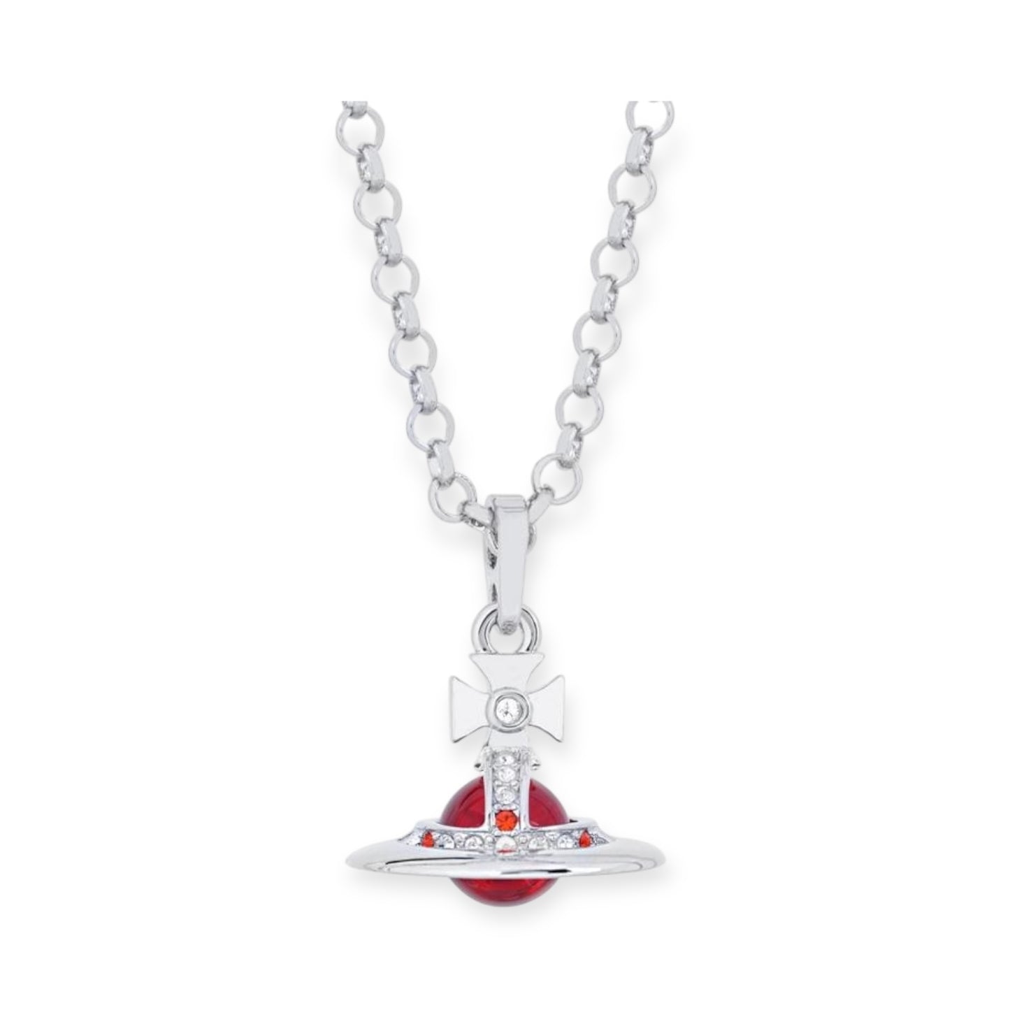 10MM Saturn Orb Pendant Necklace (26 Colors)