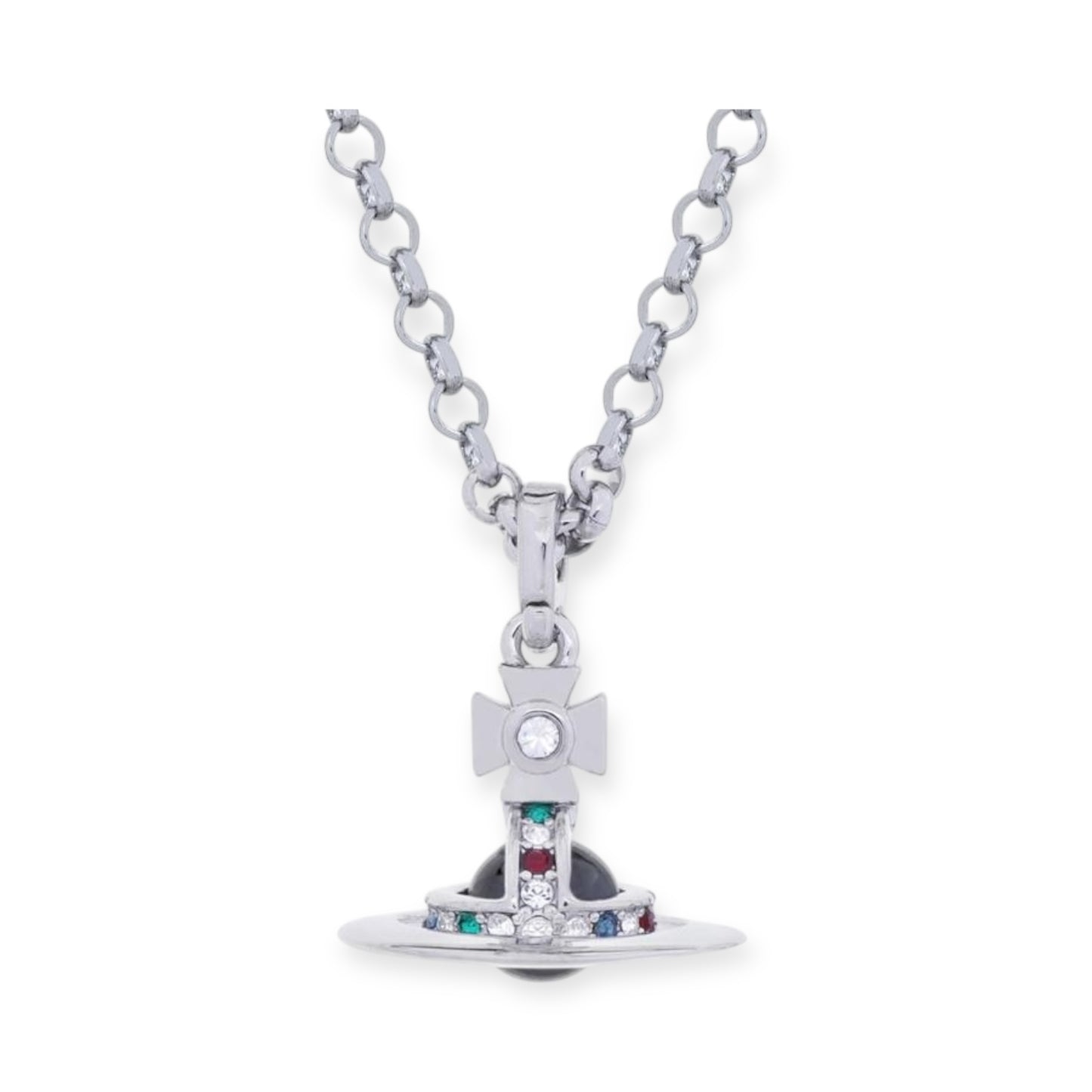 6MM Saturn Orb Pendant Necklace (25 Colors)