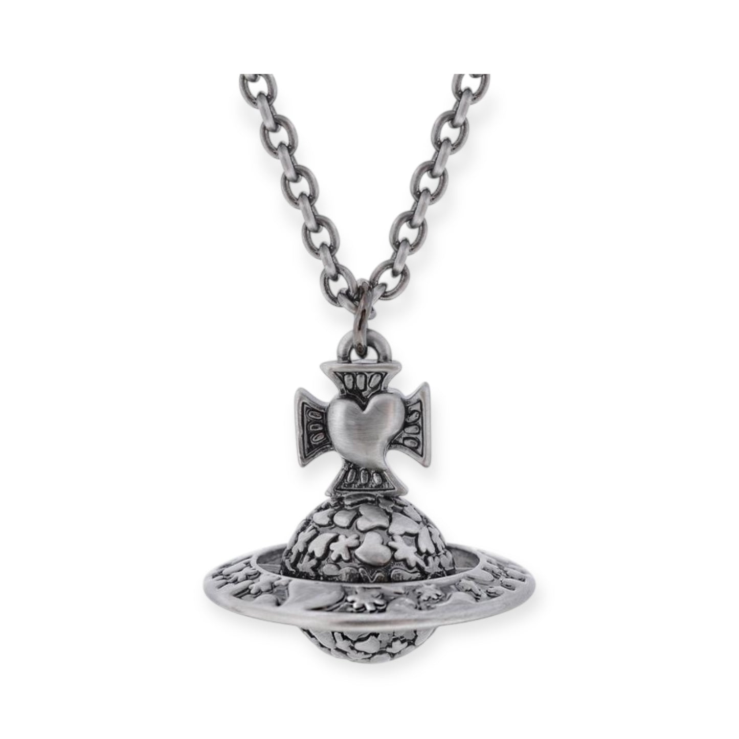Graffiti Pattern Orb Pendant Necklace (4 Colors)