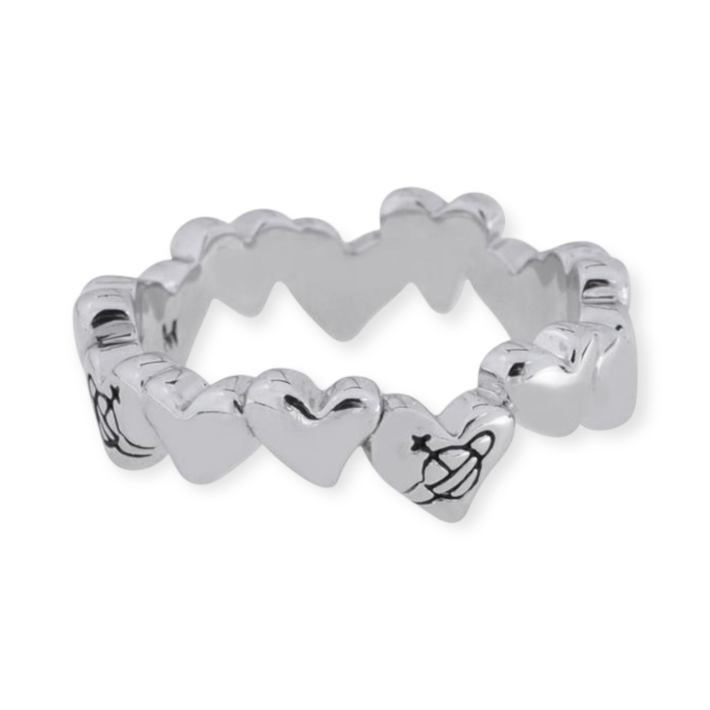 Muti Repeated Heart Ring (4 colors)
