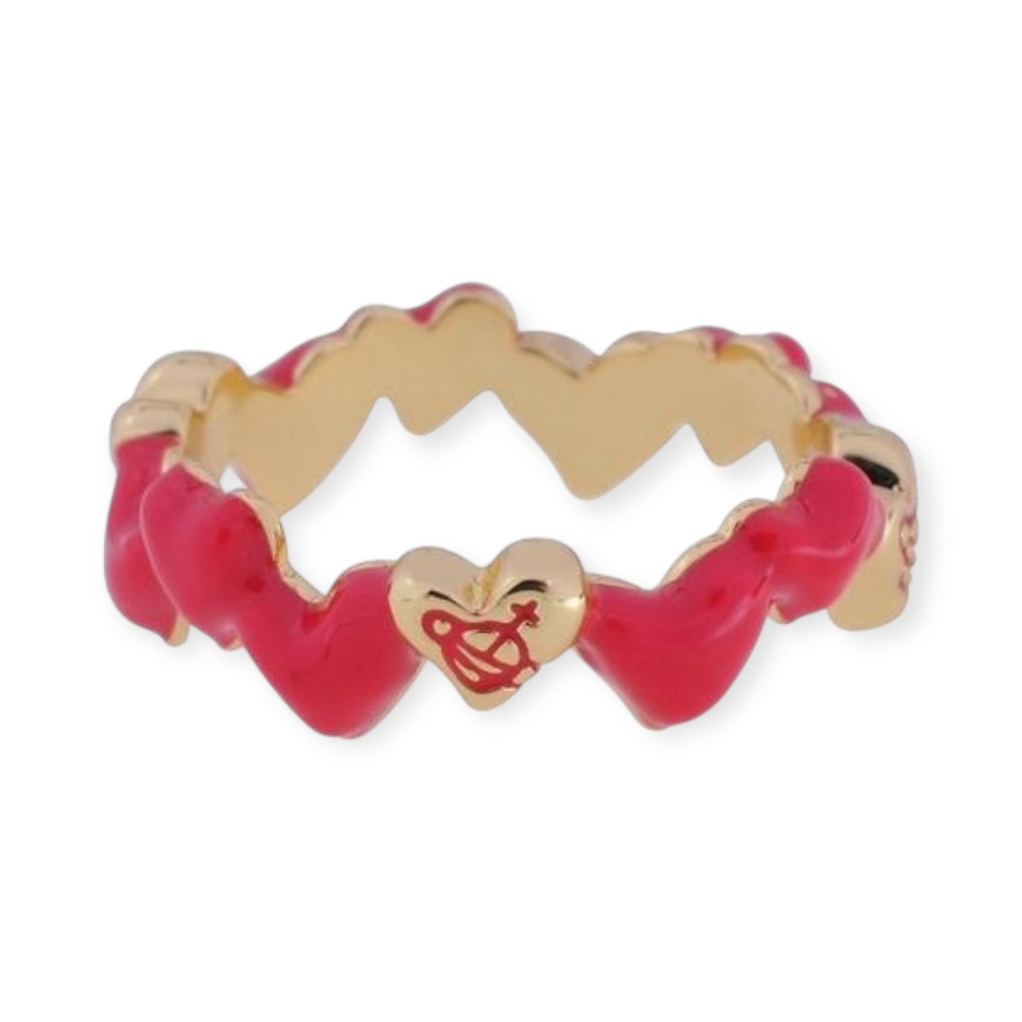 Muti Repeated Heart Ring (4 colors)