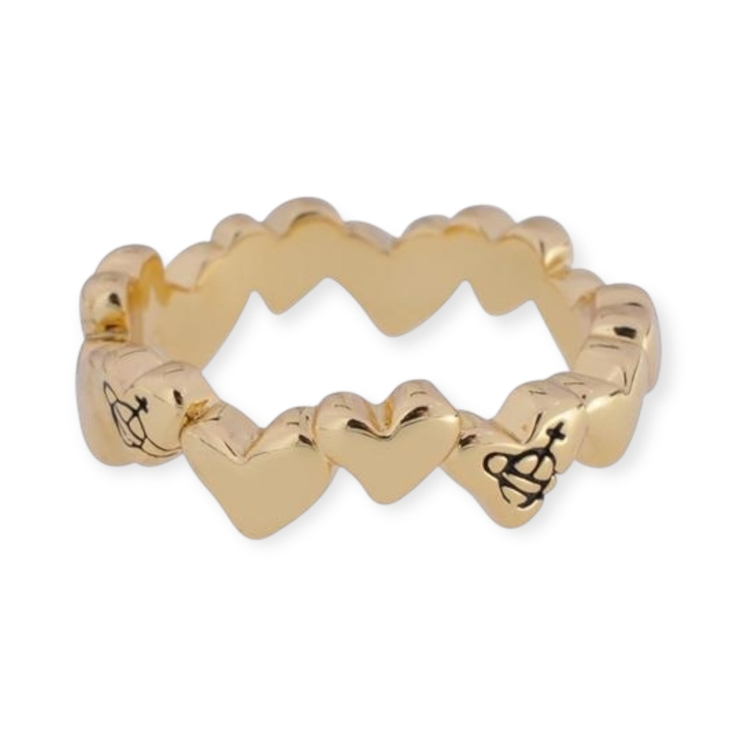 Muti Repeated Heart Ring (4 colors)