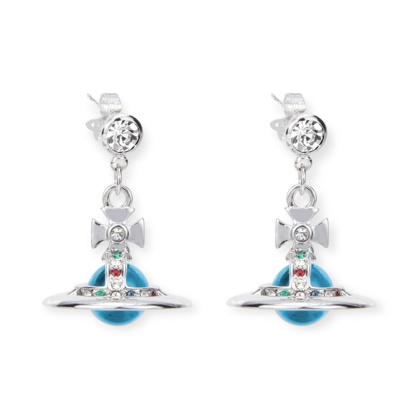 10MM Saturn Orb Earrings (19 Colors)