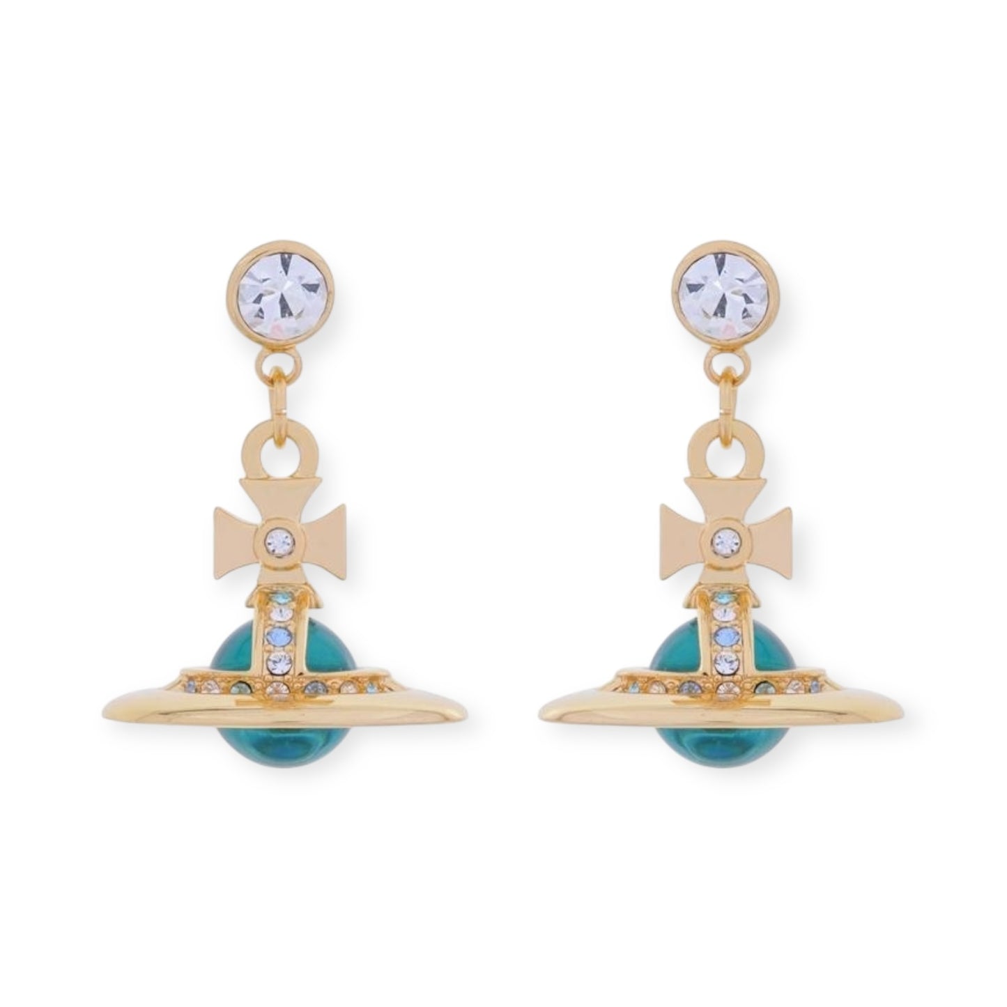 10MM Saturn Orb Earrings (19 Colors)