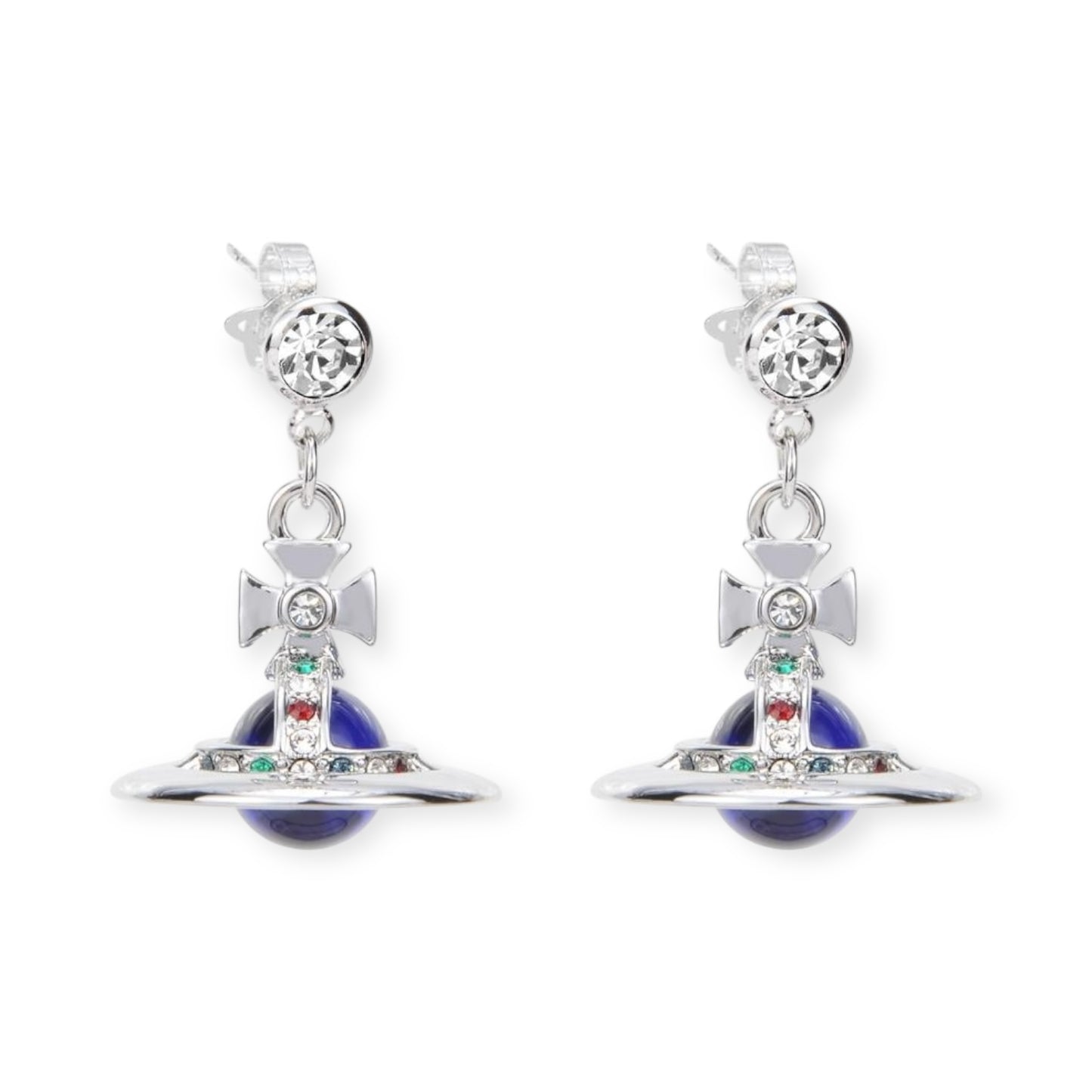 10MM Saturn Orb Earrings (19 Colors)