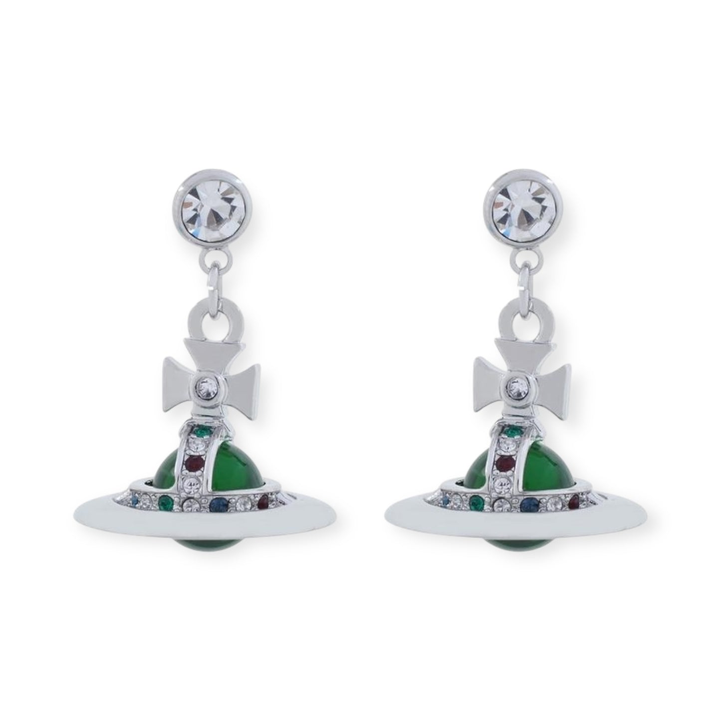10MM Saturn Orb Earrings (19 Colors)
