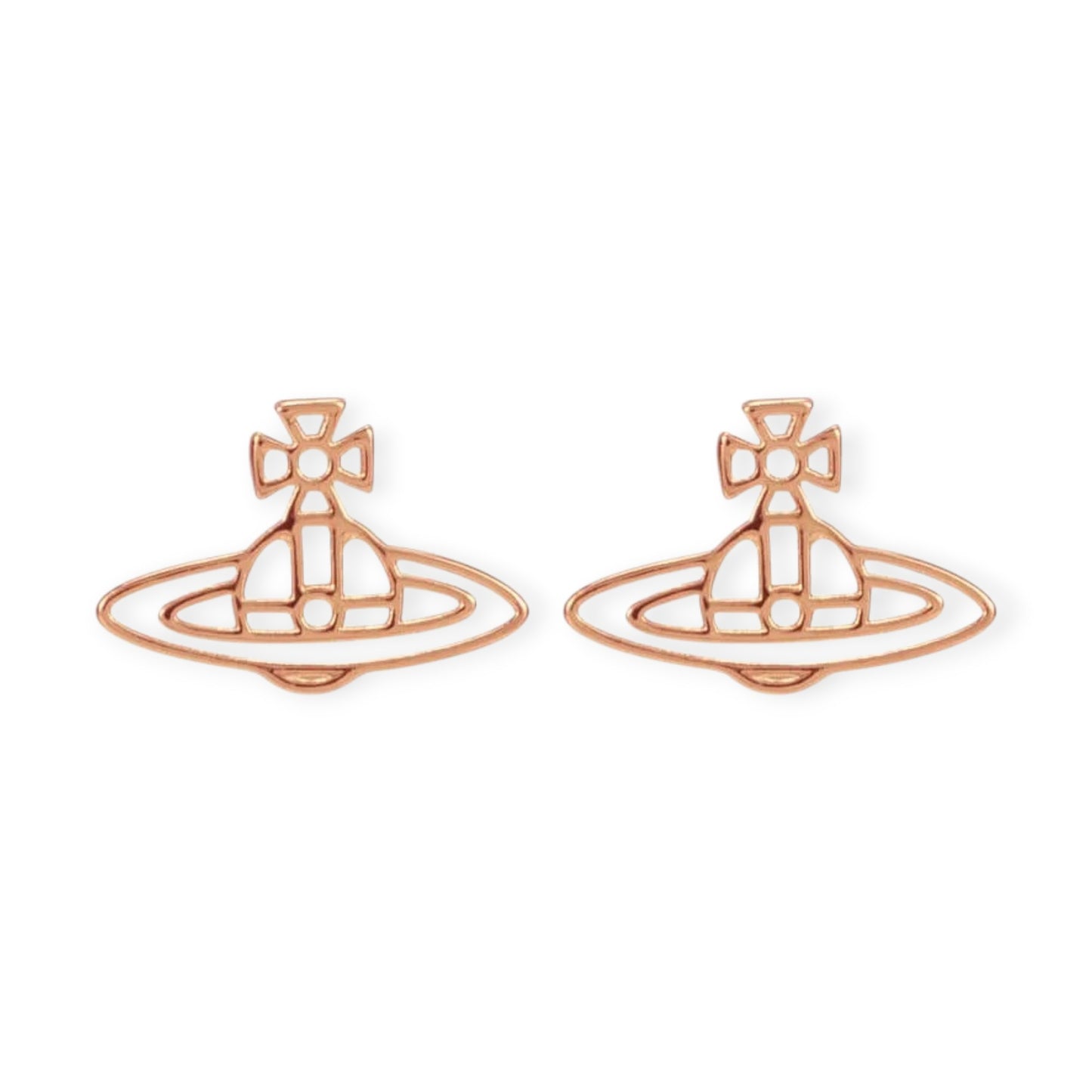 Outline Orb 2D Pendant Staple Colors Earrings (3 Colors)