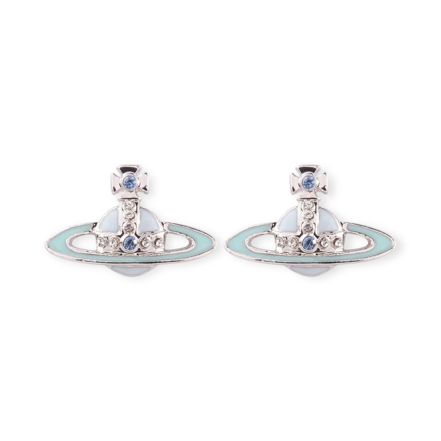 Mini Colorful Abstract Orb Pendant Earrings (8 Colors)
