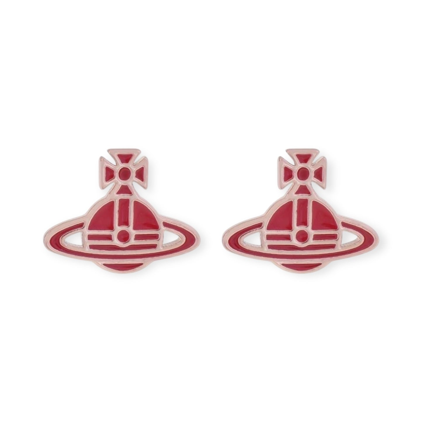 Multicolor Outline Orb Design 2D Earrings (12 Colors)