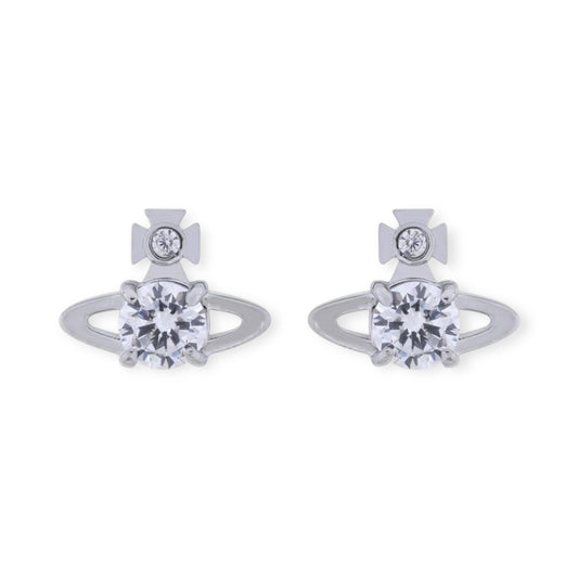 Mini Gem Stud Orb Pendant Earrings (5 Colors)