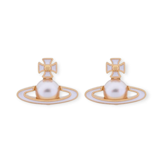 Mini Pearl Orb Pendant Earrings (6 Colors)