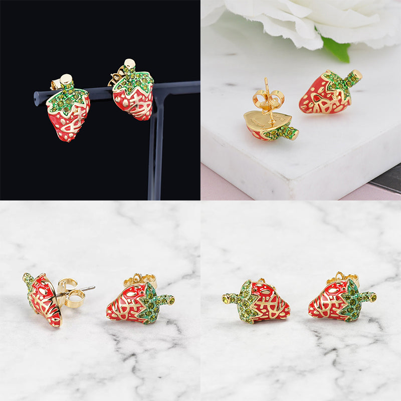 Strawberry Earrings (2 Styles)