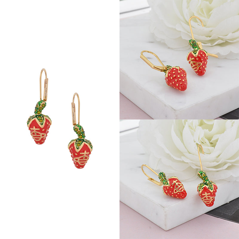 Strawberry Earrings (2 Styles)