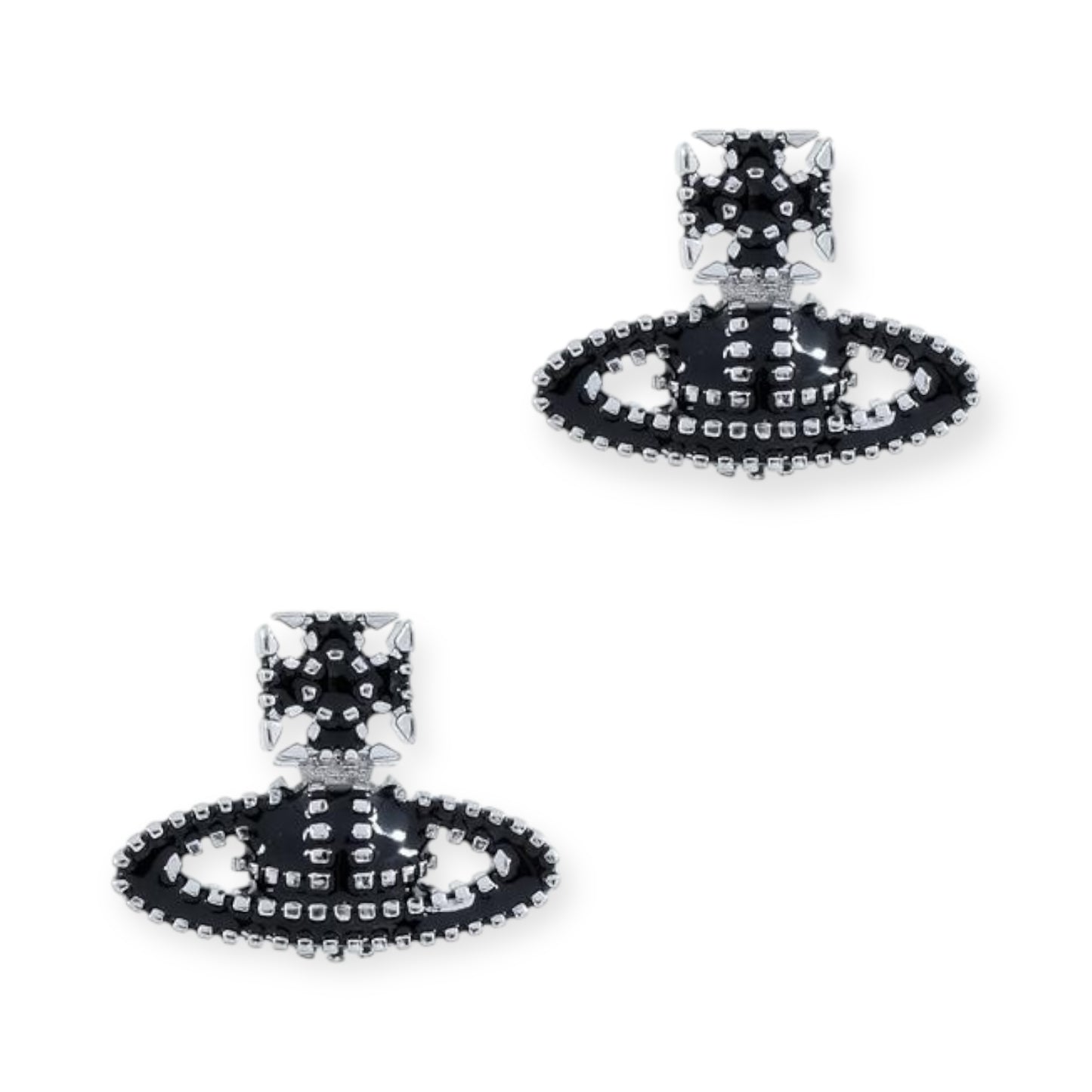 Colorful Square Dotted Orb Pendant Stud Earrings (4 Colors)