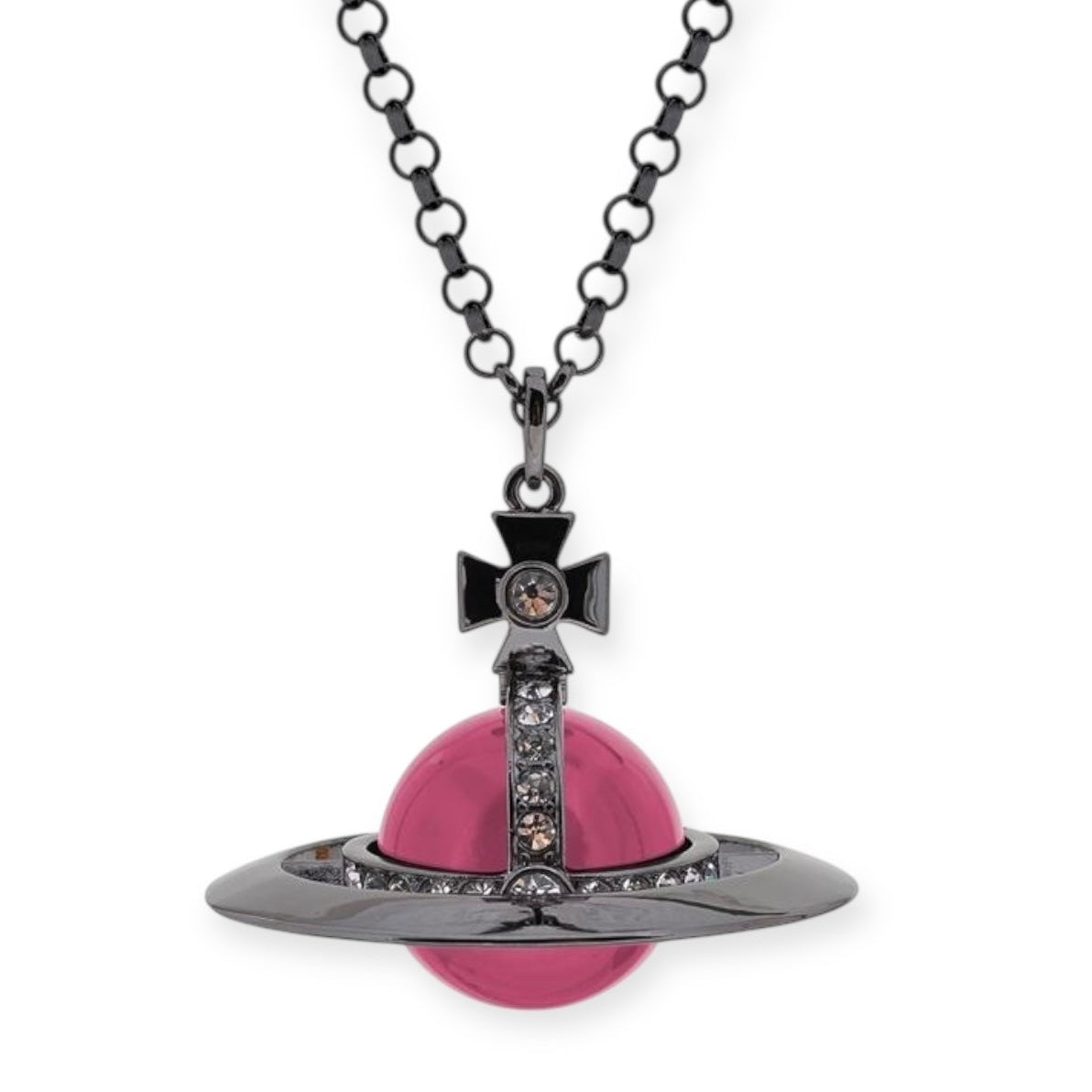 30MM Saturn Orb Pendant Necklace (15 Colors)