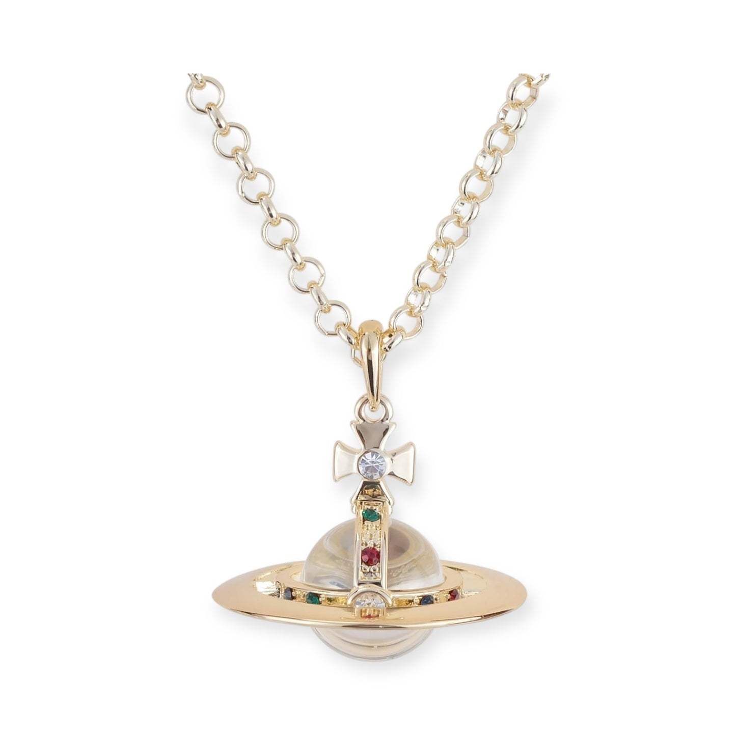 20MM Saturn Orb Pendant Necklace (33 Styles)