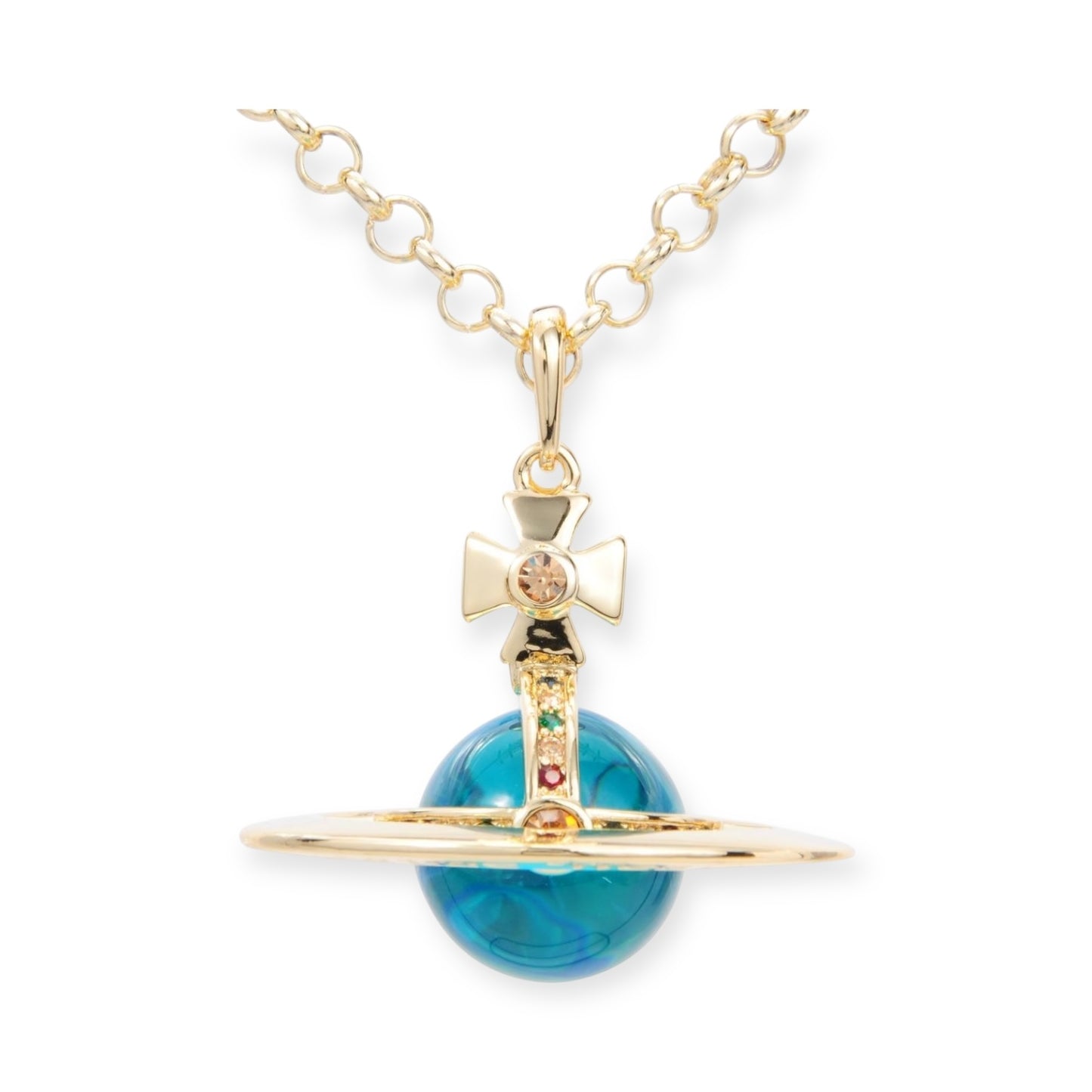 20MM Saturn Orb Pendant Necklace (33 Styles)