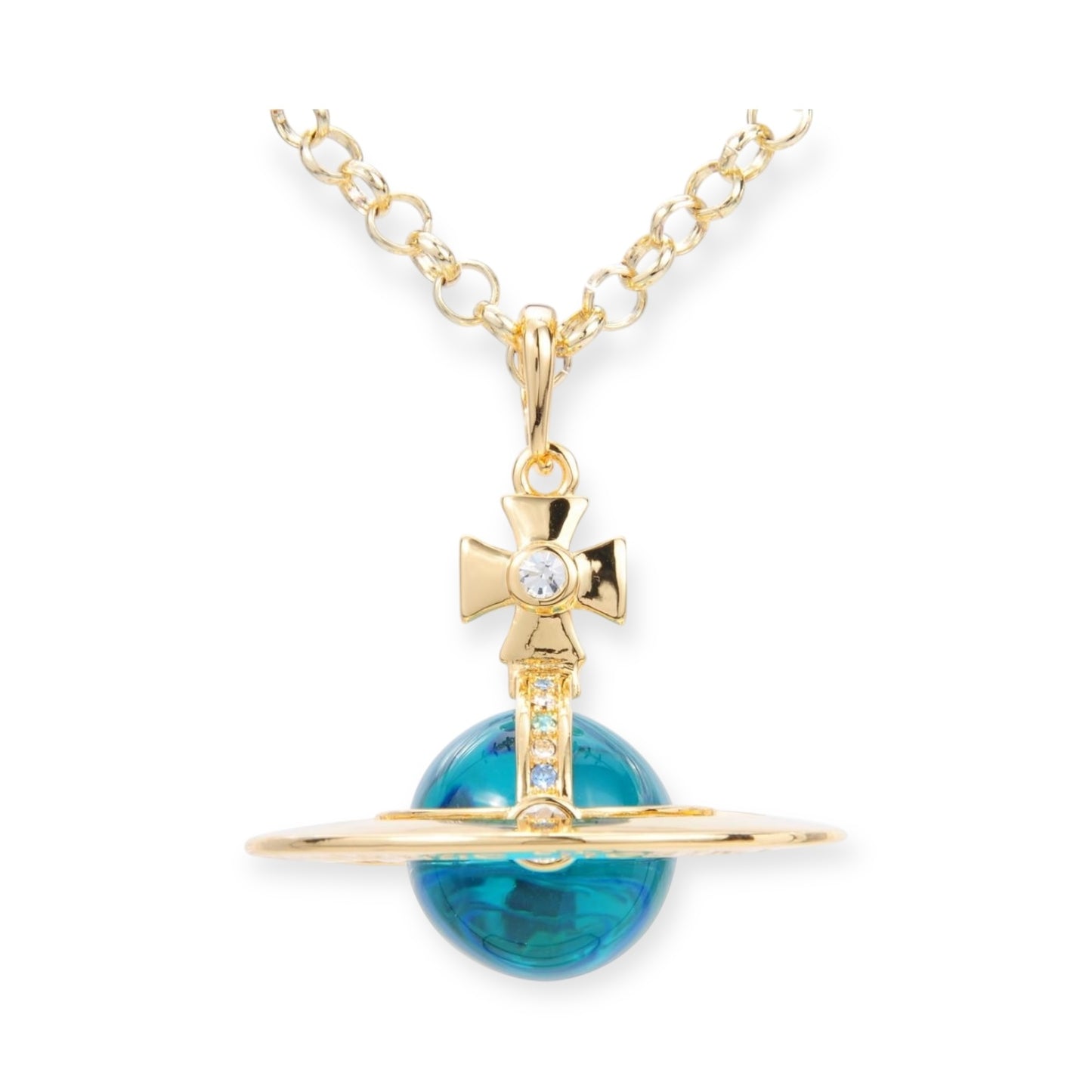20MM Saturn Orb Pendant Necklace (33 Styles)