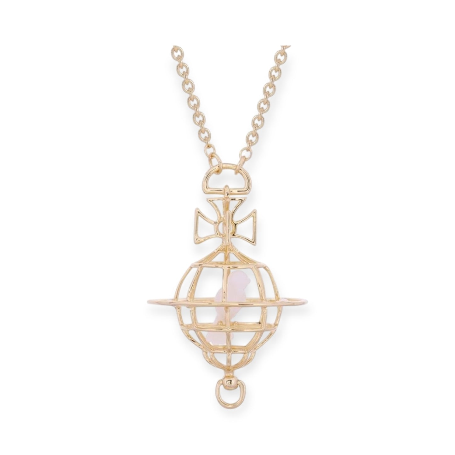 Caged Bird Necklace Gold & Silver (2 colors)