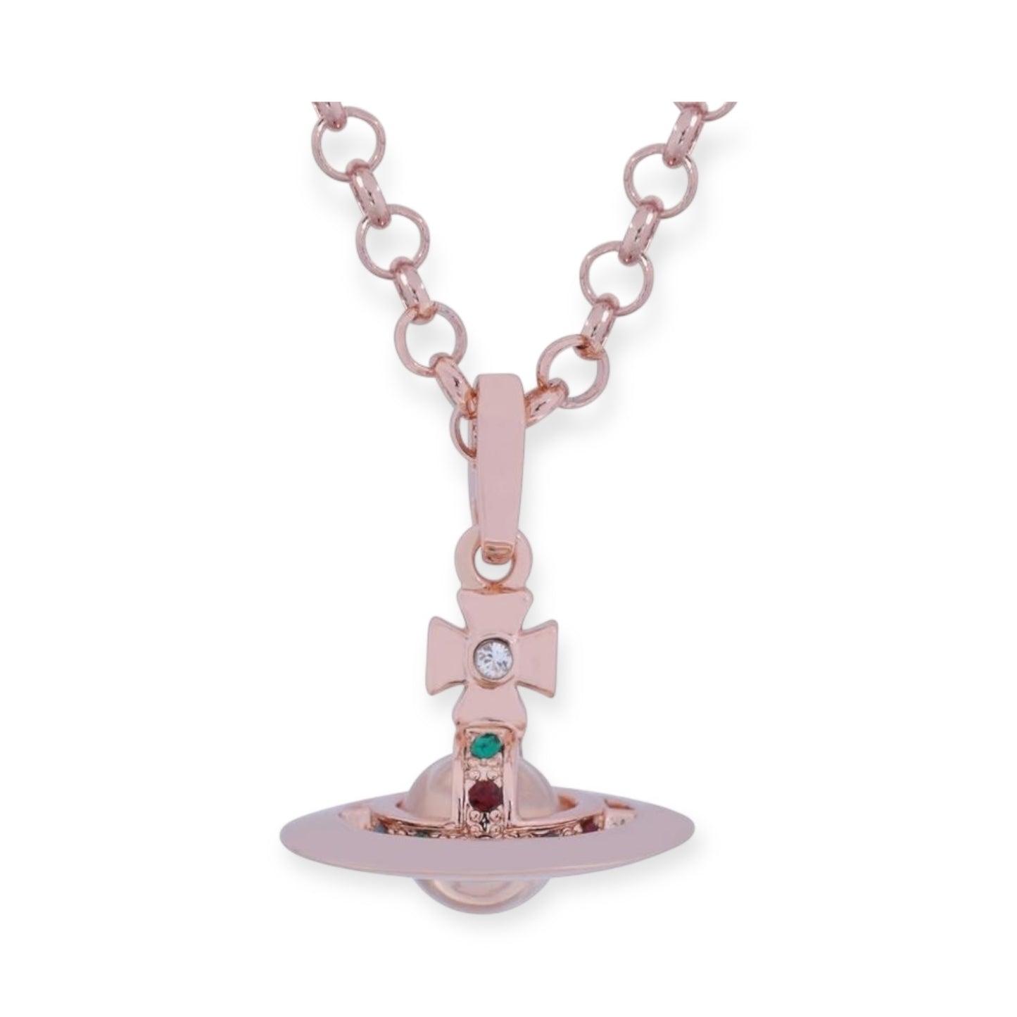 10MM Saturn Orb Pendant Necklace (26 Colors)