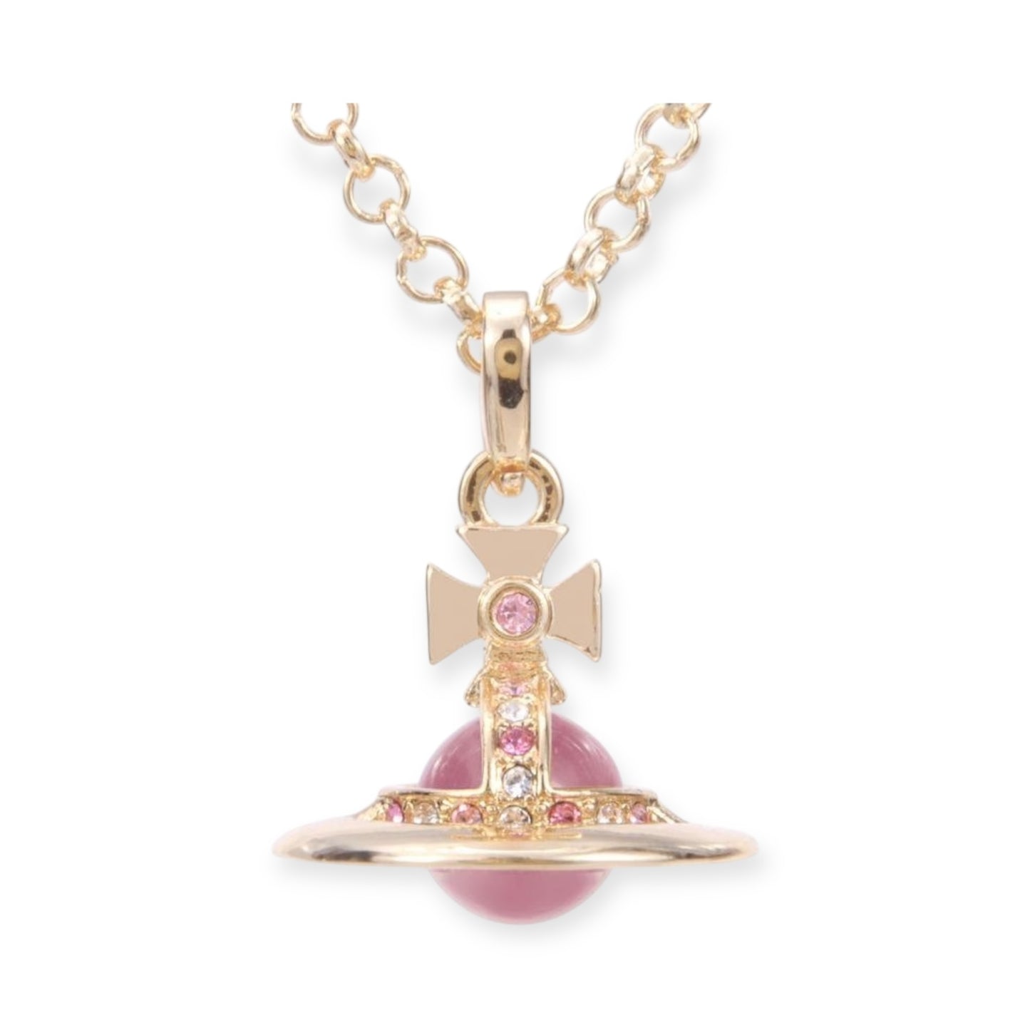 10MM Saturn Orb Pendant Necklace (26 Colors)