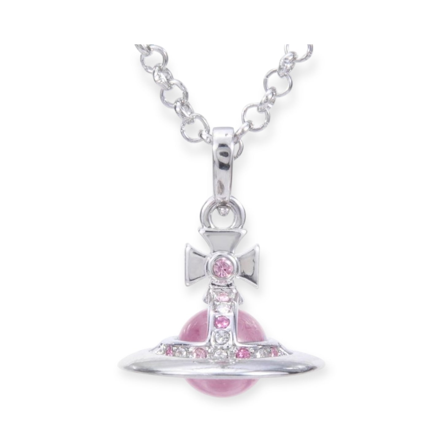 10MM Saturn Orb Pendant Necklace (26 Colors)