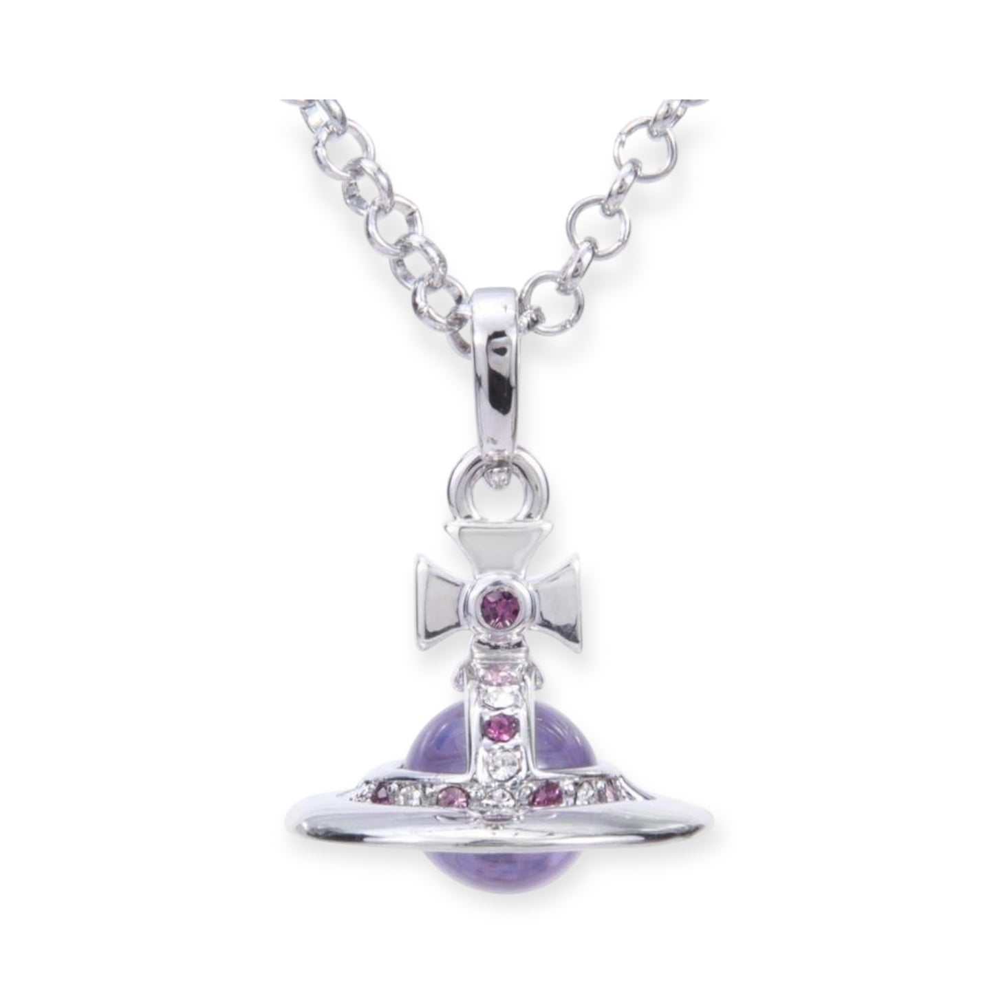 10MM Saturn Orb Pendant Necklace (26 Colors)