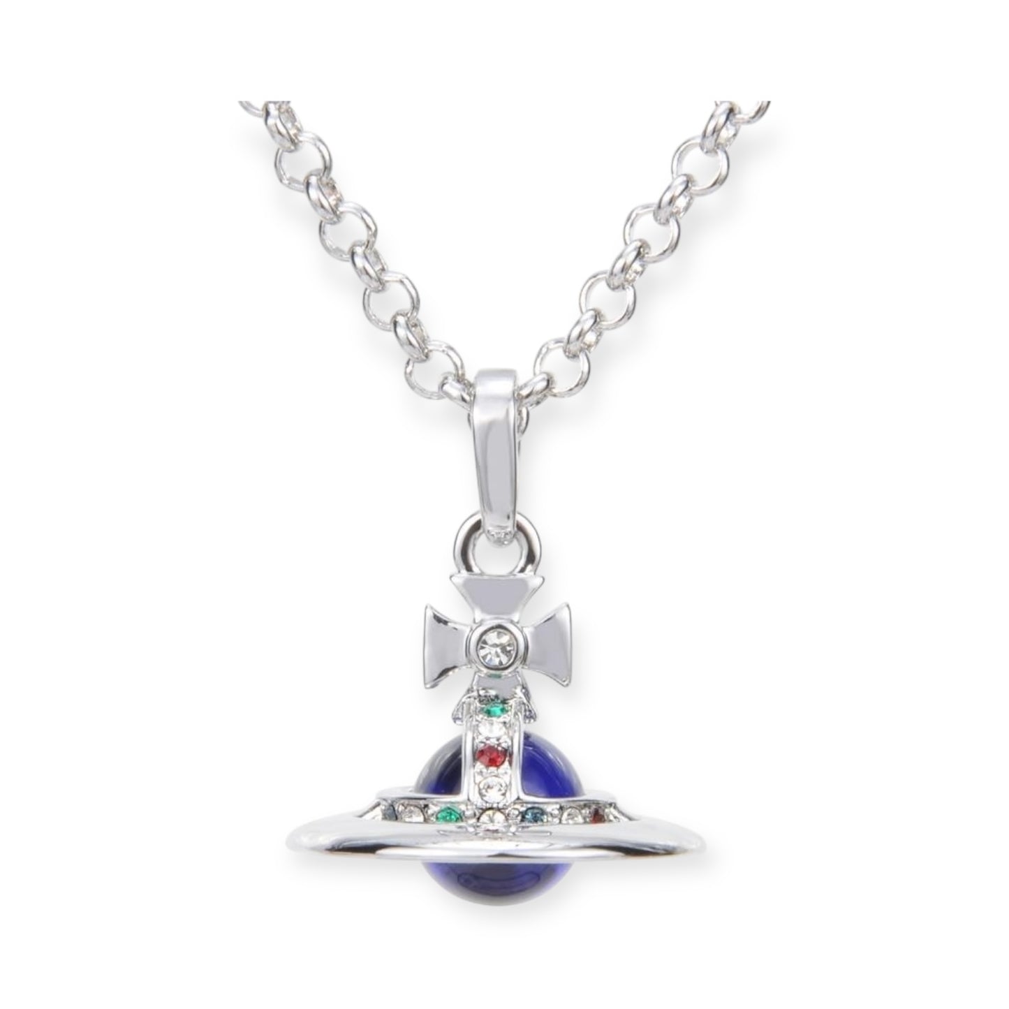 10MM Saturn Orb Pendant Necklace (26 Colors)