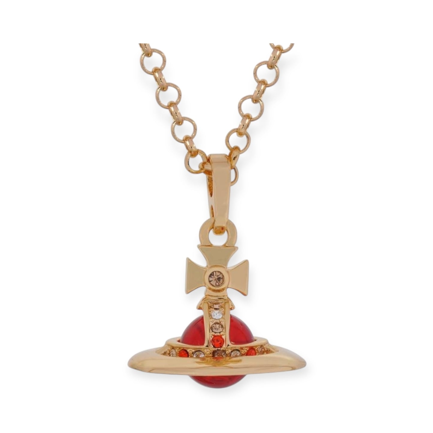 10MM Saturn Orb Pendant Necklace (26 Colors)