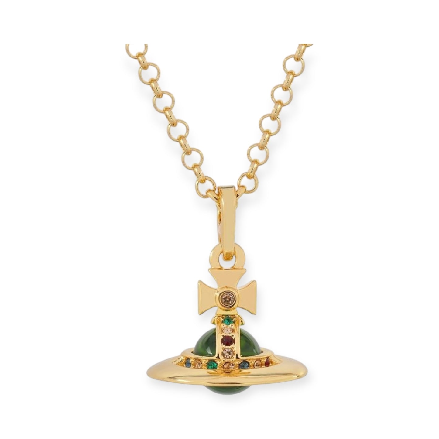 10MM Saturn Orb Pendant Necklace (26 Colors)