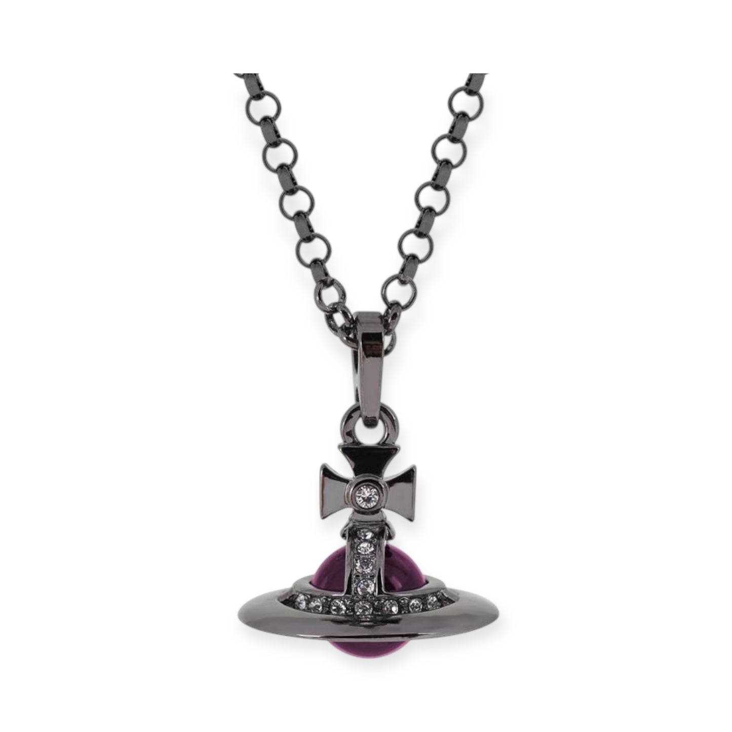 10MM Saturn Orb Pendant Necklace (26 Colors)