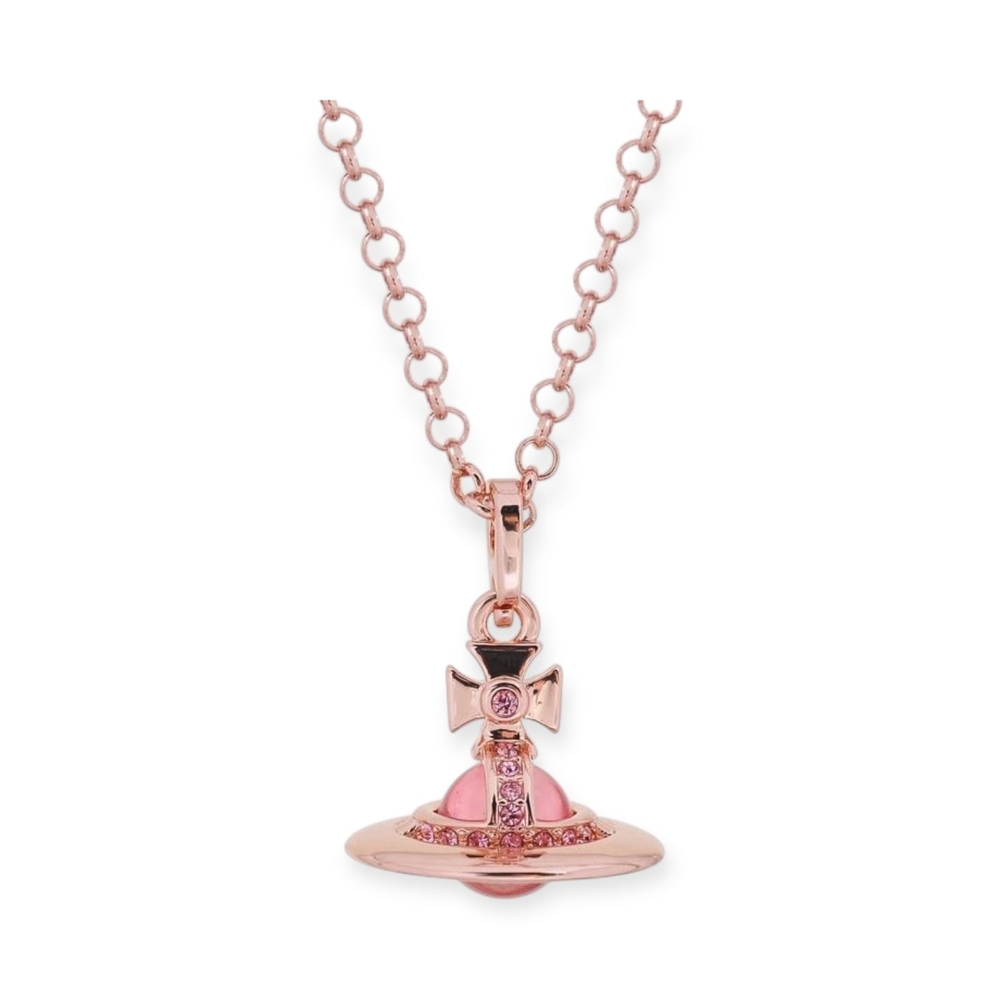 10MM Saturn Orb Pendant Necklace (26 Colors)