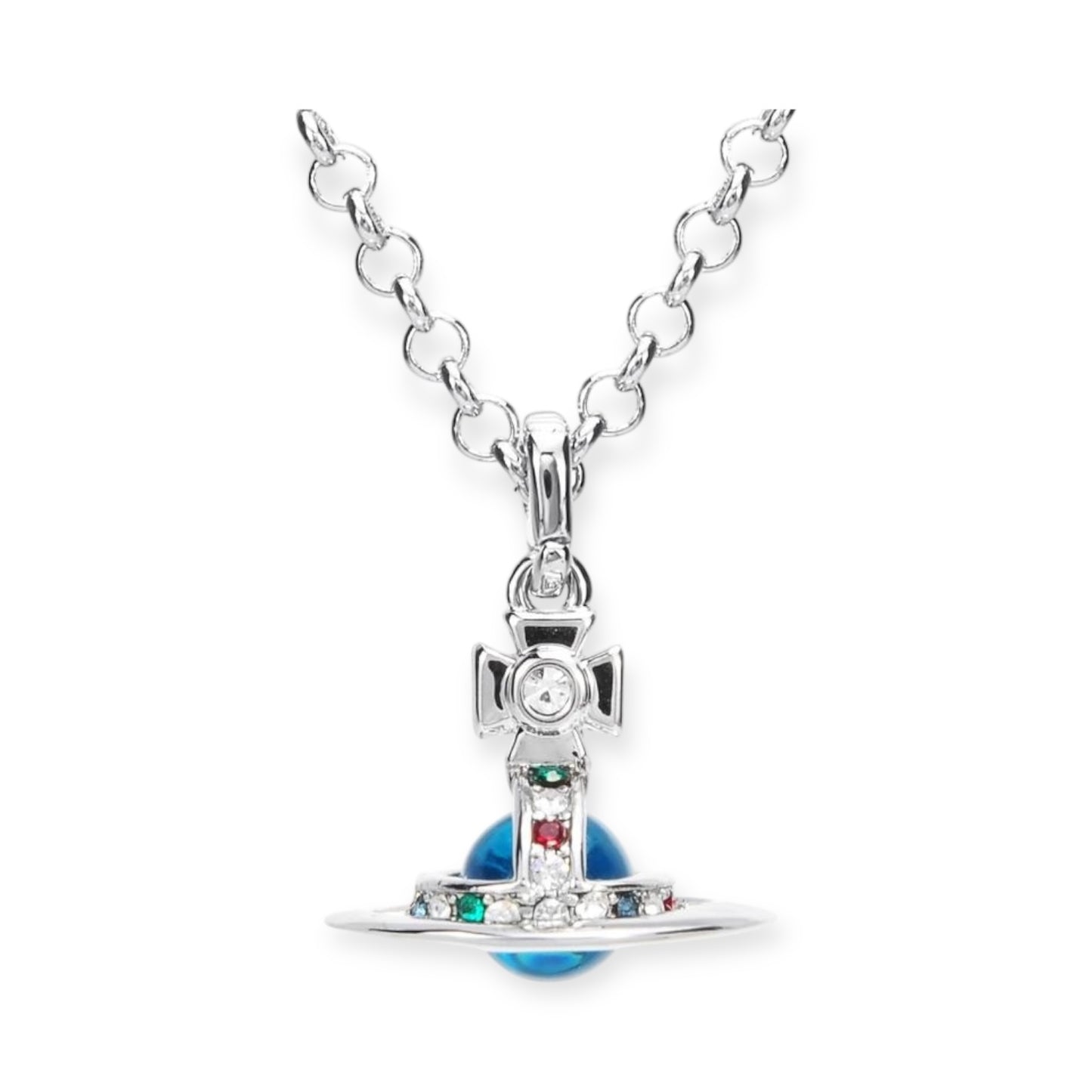 6MM Saturn Orb Pendant Necklace (25 Colors)