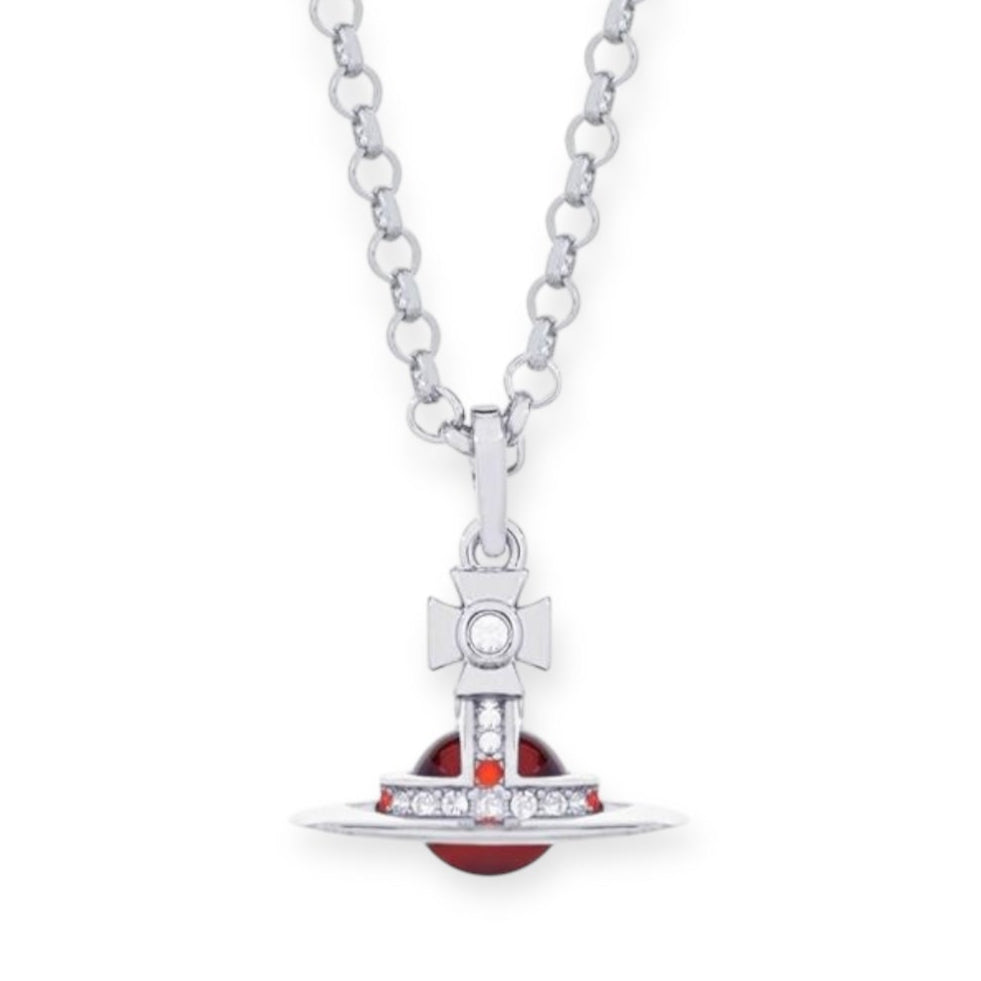 6MM Saturn Orb Pendant Necklace (25 Colors)
