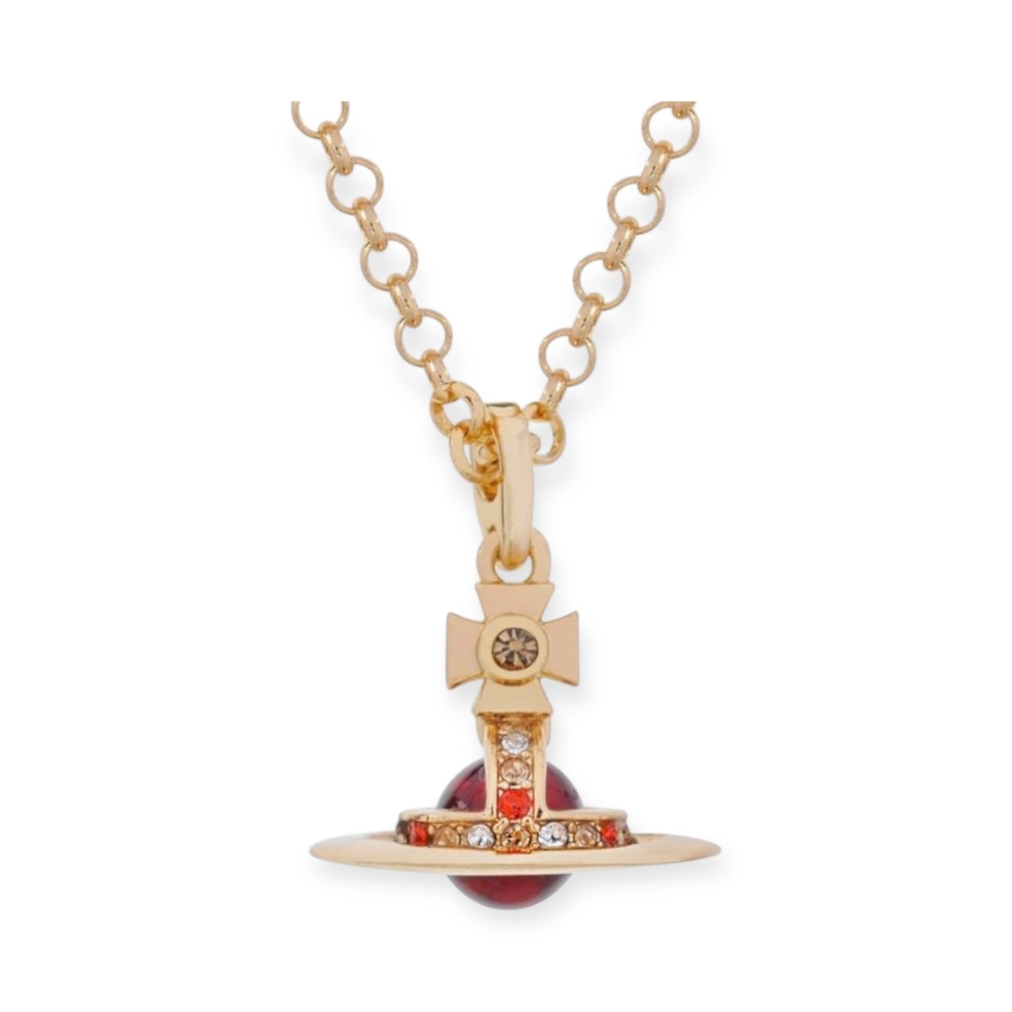 6MM Saturn Orb Pendant Necklace (25 Colors)