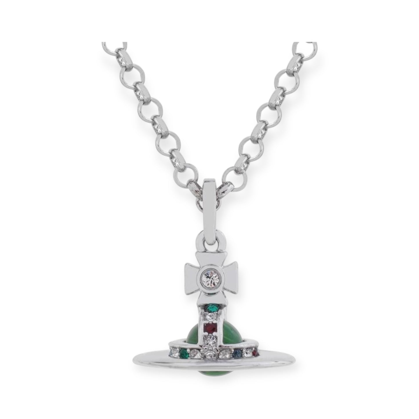 6MM Saturn Orb Pendant Necklace (25 Colors)