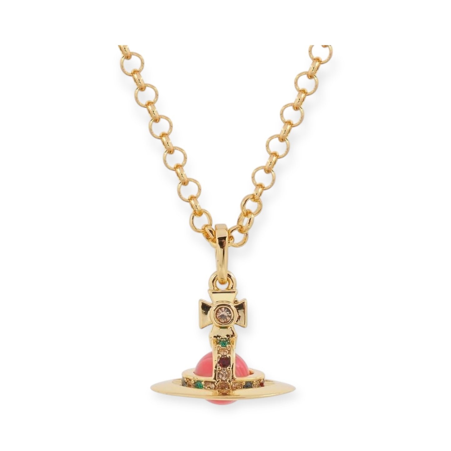 6MM Saturn Orb Pendant Necklace (25 Colors)