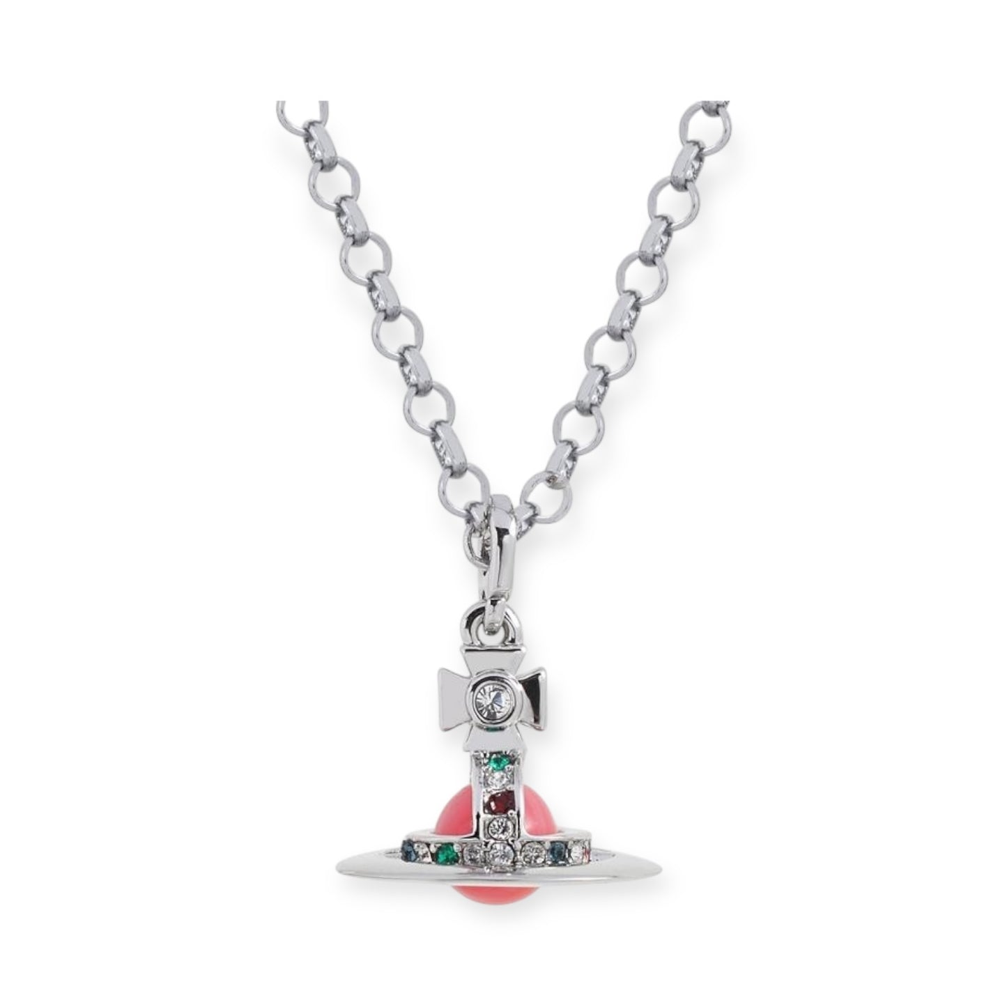 6MM Saturn Orb Pendant Necklace (25 Colors)