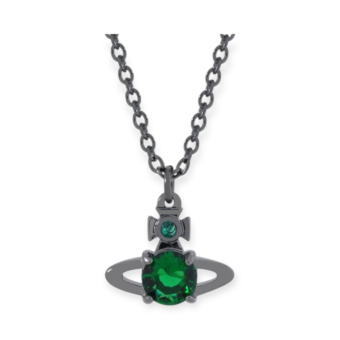 Mini Gem Stud Orb Pendant Necklace (5 Colors)