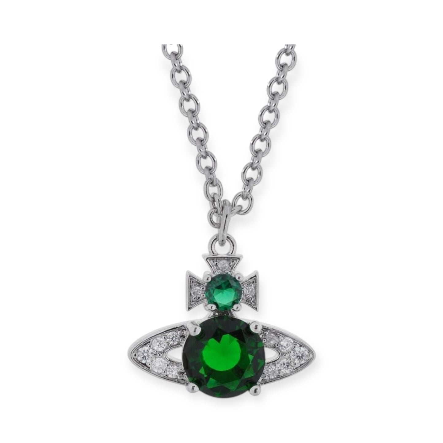 Multicolor Gem Orb Pendant Necklace (4 Colors)