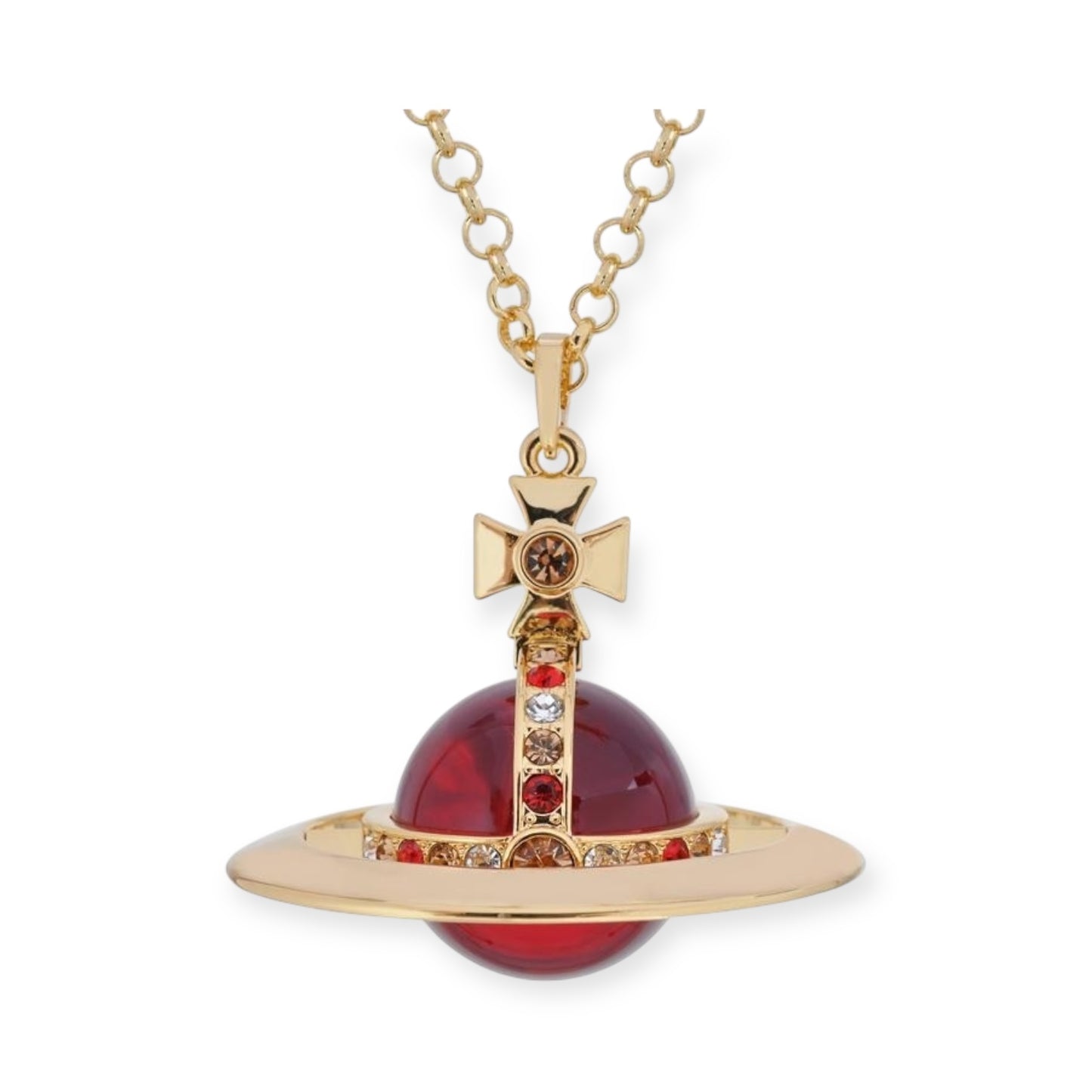 30MM Saturn Orb Pendant Necklace (15 Colors)
