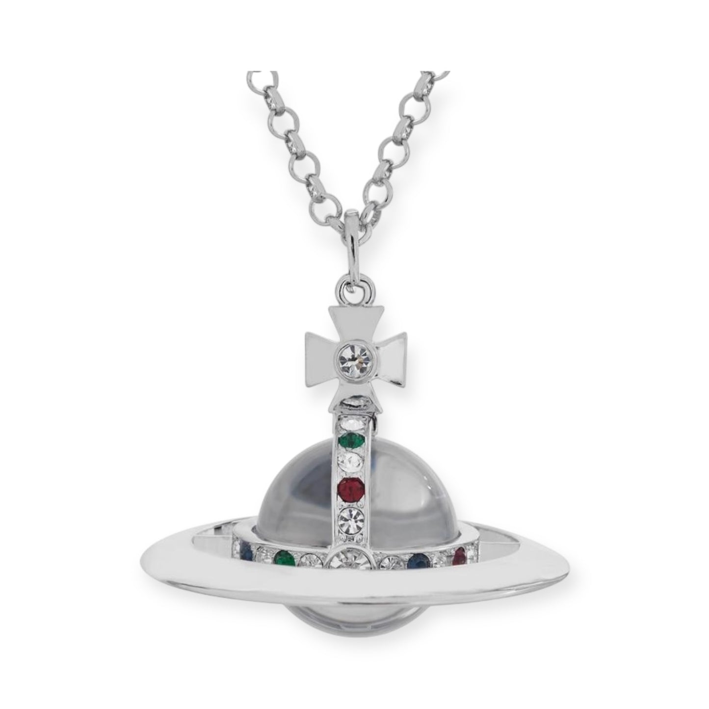 30MM Saturn Orb Pendant Necklace (15 Colors)