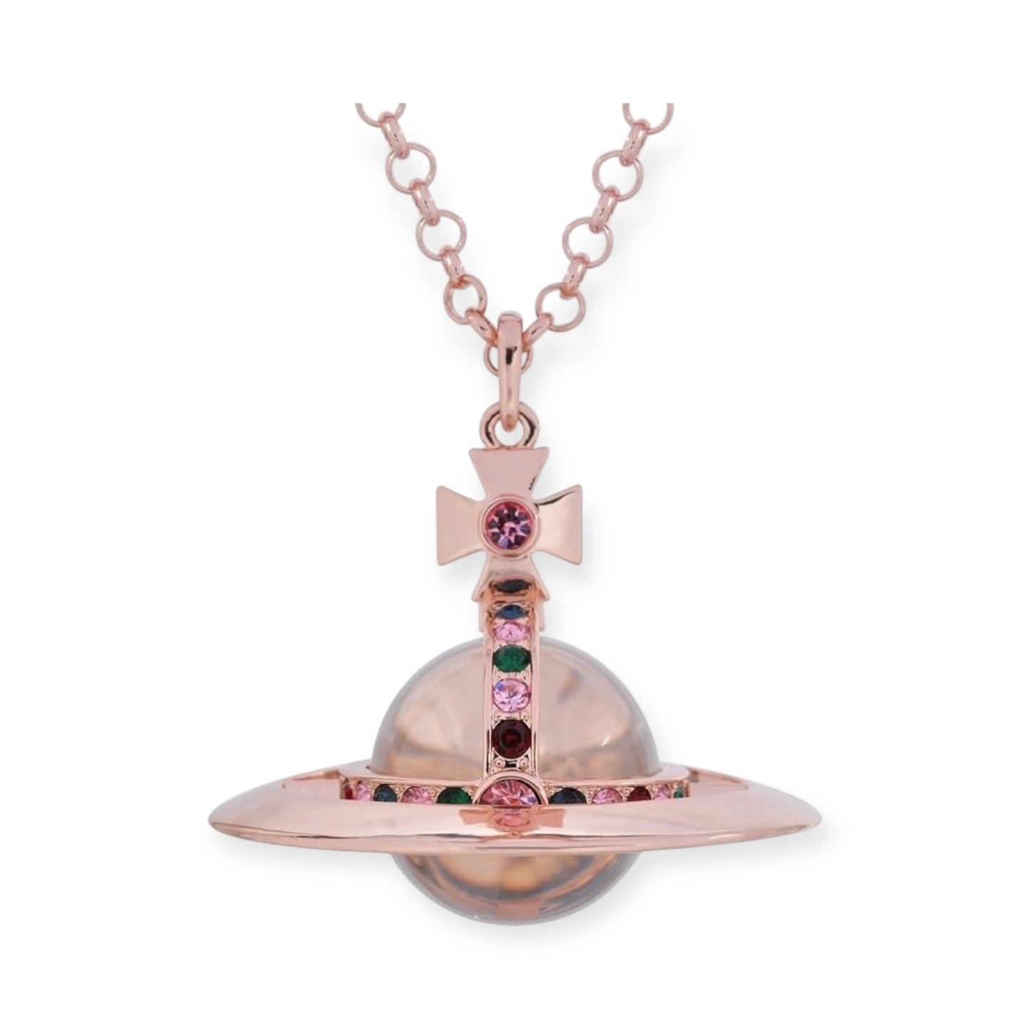 30MM Saturn Orb Pendant Necklace (15 Colors)