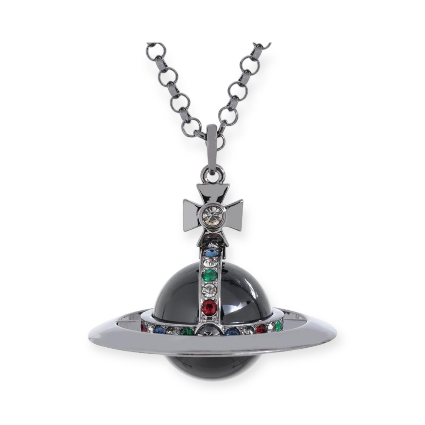 30MM Saturn Orb Pendant Necklace (15 Colors)