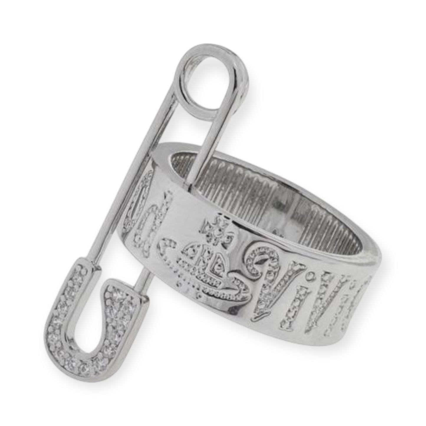 Safety Pin Ring (3 Colors)