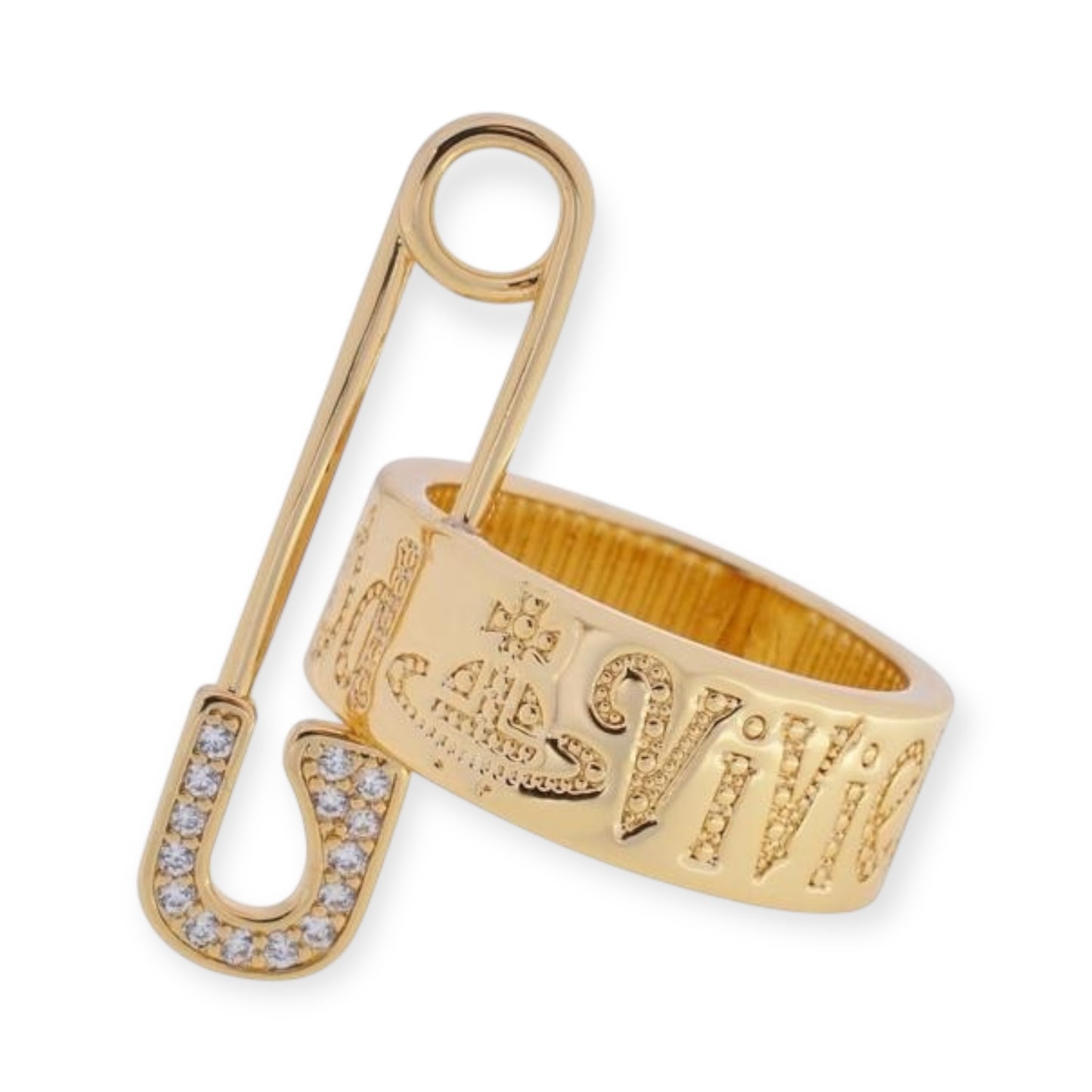 Safety Pin Ring (3 Colors)